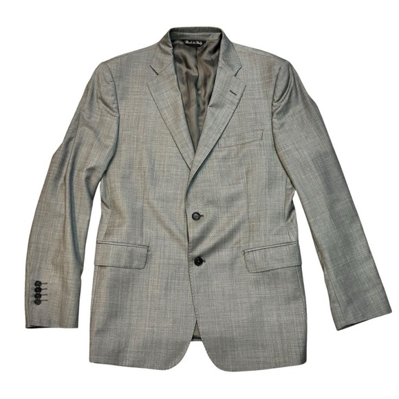 Ermenegildo Zegna‎ Men's Slim Fit Gray Blazer Size 42 Formal made in Italy
